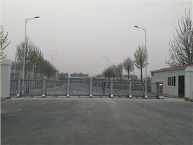 熱烈慶賀鄭州某部隊采用華捷盛智能電動伸縮門