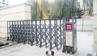 華捷盛電動伸縮門應(yīng)用于滎陽農(nóng)業(yè)發(fā)展銀行
