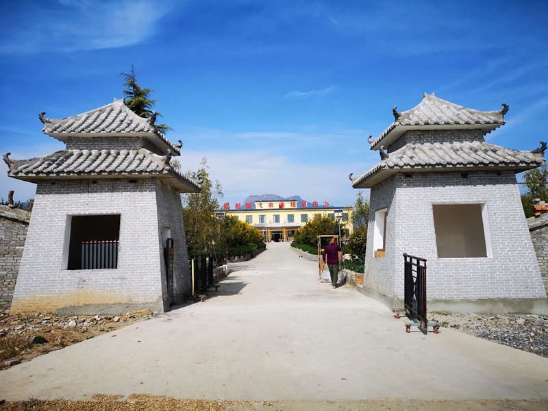 華捷盛電動伸縮門應(yīng)用于登封市君邵鄉(xiāng)6